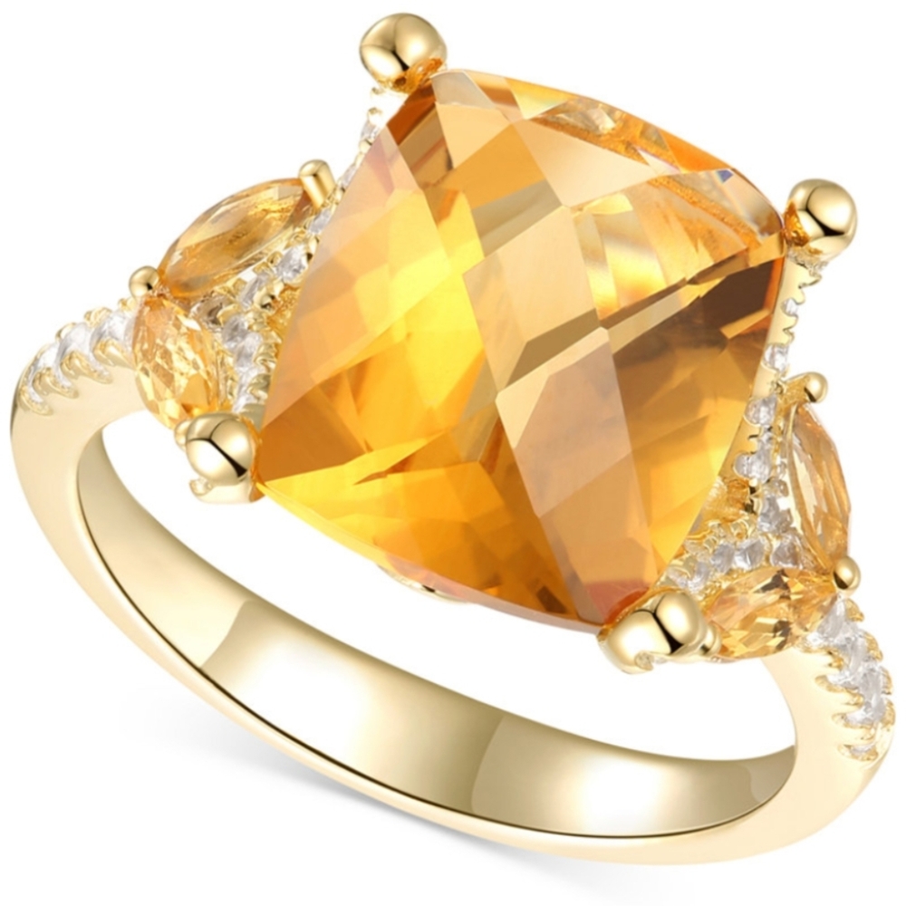 SIZE 7 Citrine ring